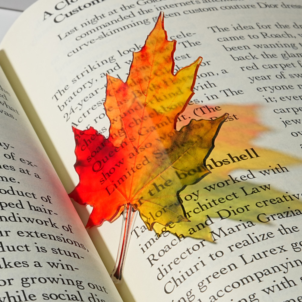 Dried Flower Bookmark - Neues Zartes Blätter-Lesezeichen Transparente Einzigartige Trauben-Tomaten-Lesezeichen