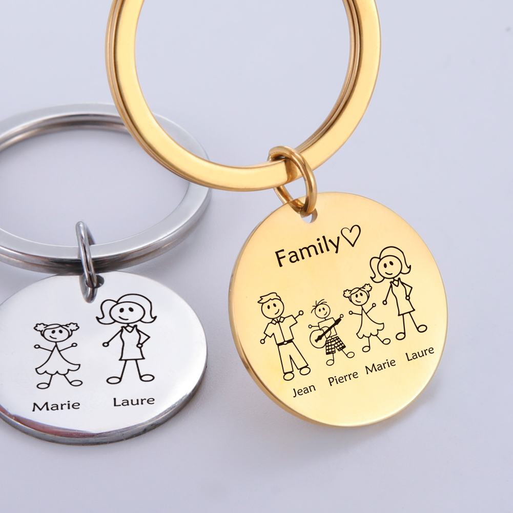 Personalisierter Familien-Schl – Initial Ring Custom Bewertung und Preis