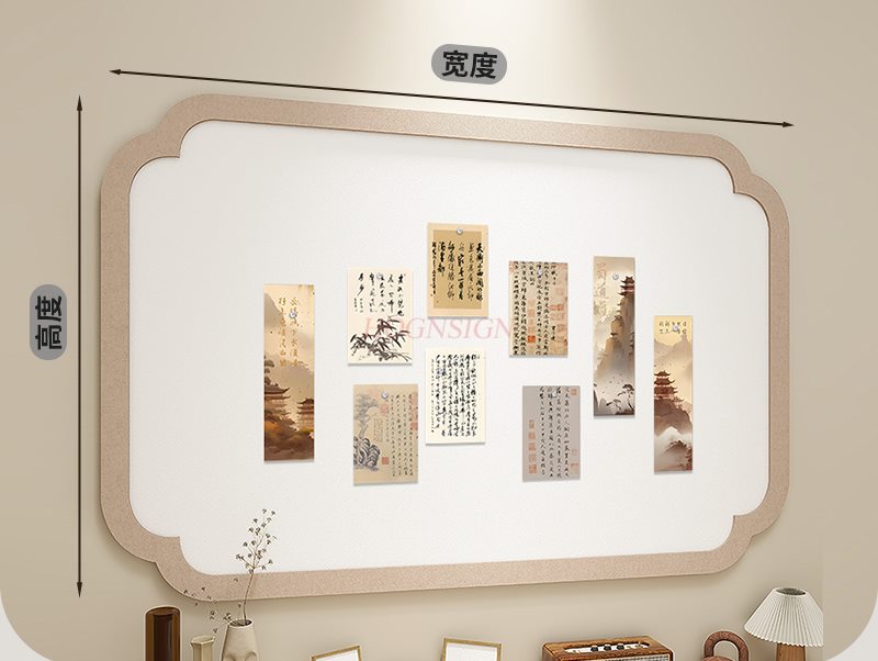 1 stücke Nationalen stil filz  – Engraved Wood Frame Bewertung und Preis