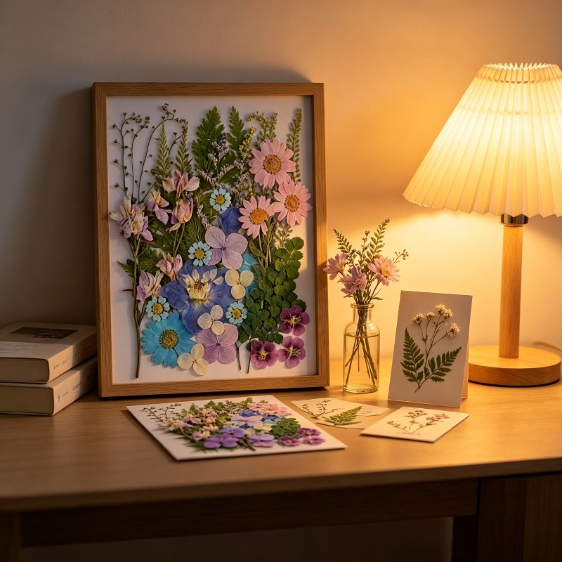 Gemischtes Set mit Gepressten  – Dried Flower Bookmark Bewertung und Preis